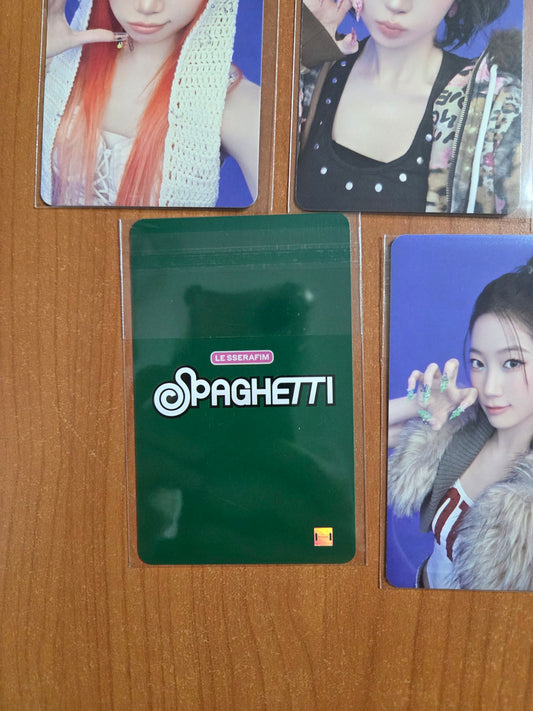 Le Sserafim Withmuu Luckydraw Photocard Album "SPAGHETTI" Official - 25.11.25