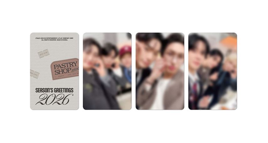 Ateez Applemusic POB Photocard " 2026 SEASON'S GREETINGS " Official - 25.12.04