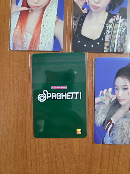Le Sserafim Withmuu Luckydraw Photocard Album "SPAGHETTI" Official - 25.11.25