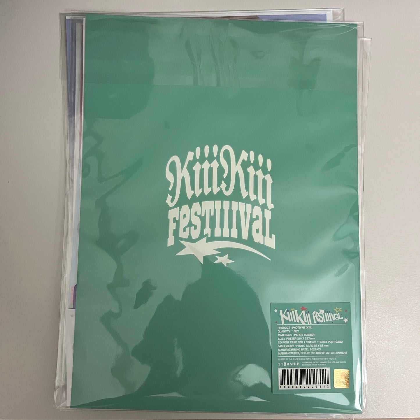 [Concert MD] KiiKii Photo Kit KiiiKiii FesTiiival Official 5 Type - 26.05.19 Authentic