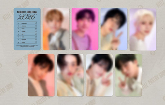 Ateez KQshop POB Photocard " 2026 SEASON'S GREETINGS " Official - 25.12.04